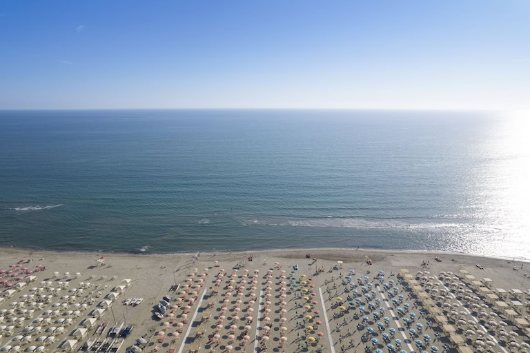 Vista panoramica di Viareggio